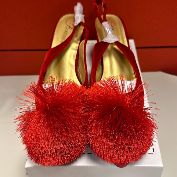 Ey boutique red shoes size 8 - Picture 1 of 6